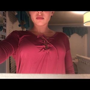 Pink! Long sleeve shirt!